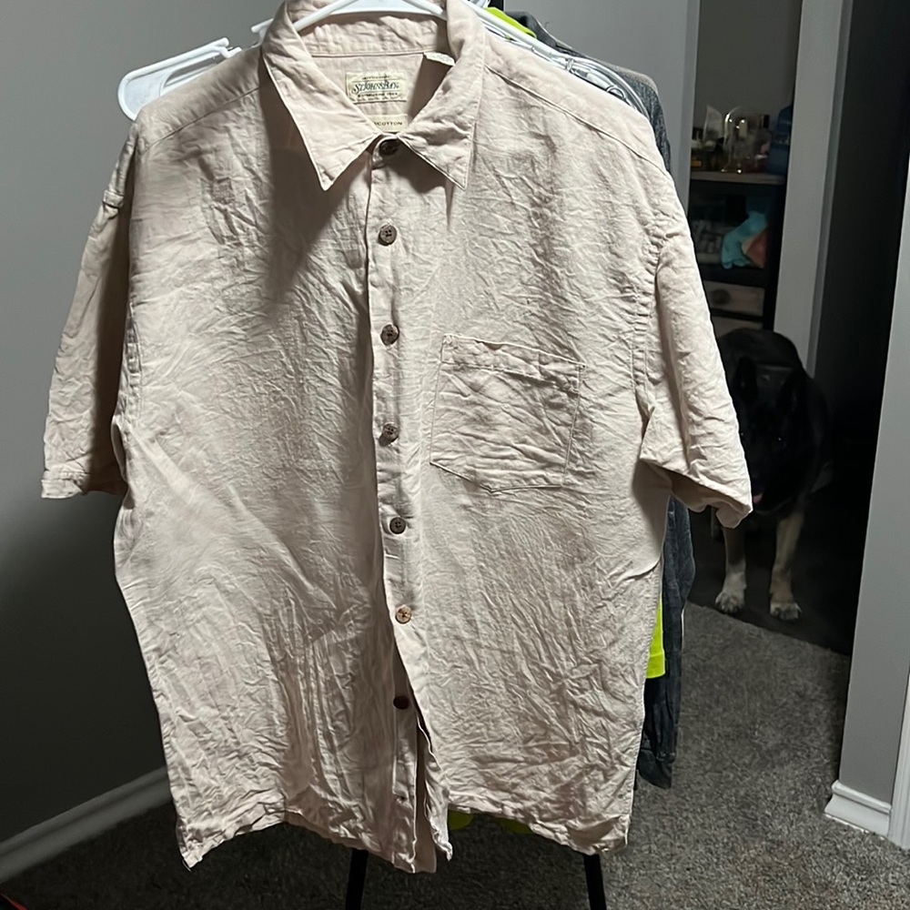StJohn’sBay, linen/cotton, size L
